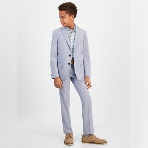 Michael Kors Big Boys Classic Blue Suit Size 16R
